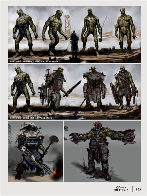 fallout super mutant concept art|super mutant fallout games.